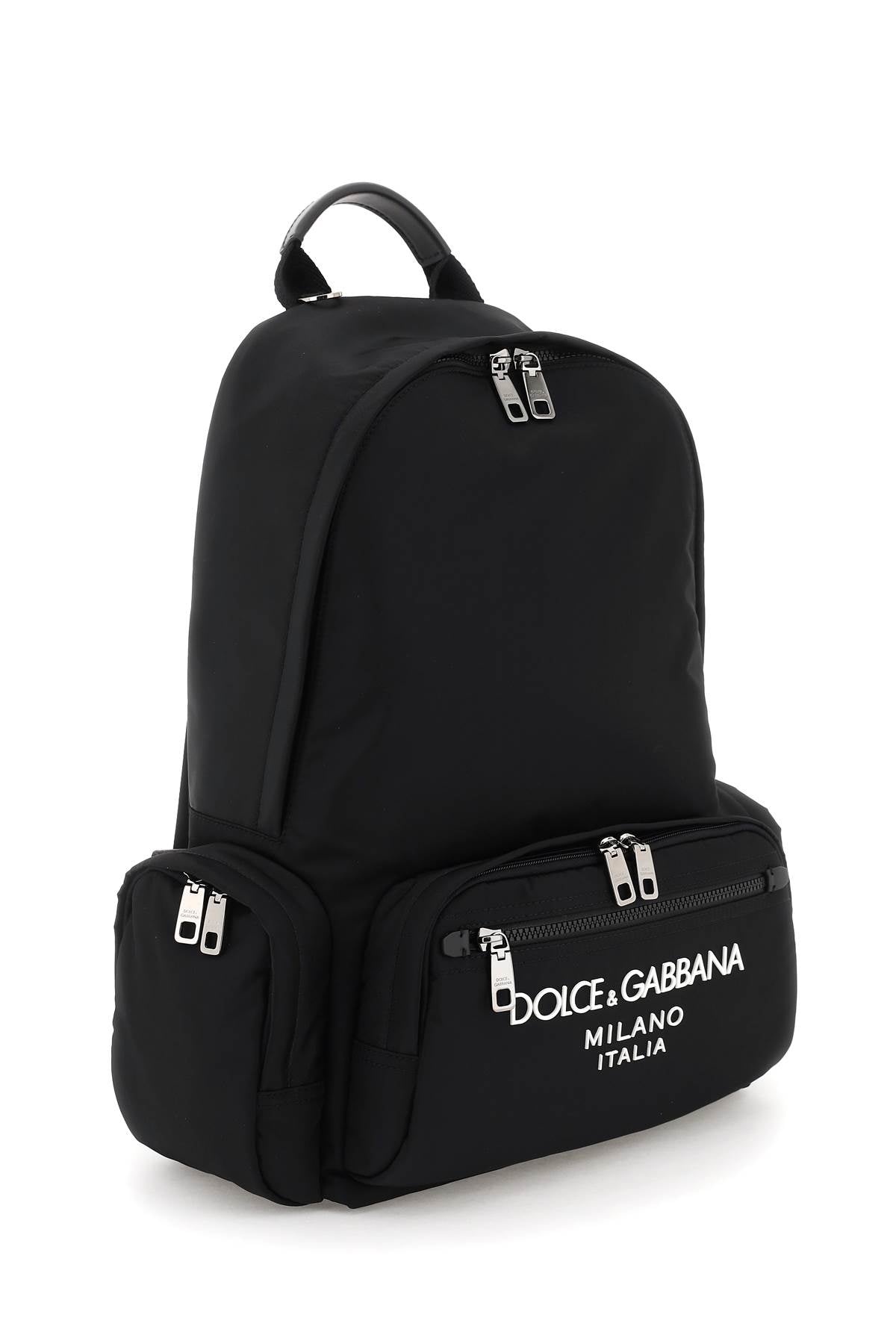 Nylon Backpack With Logo - 3