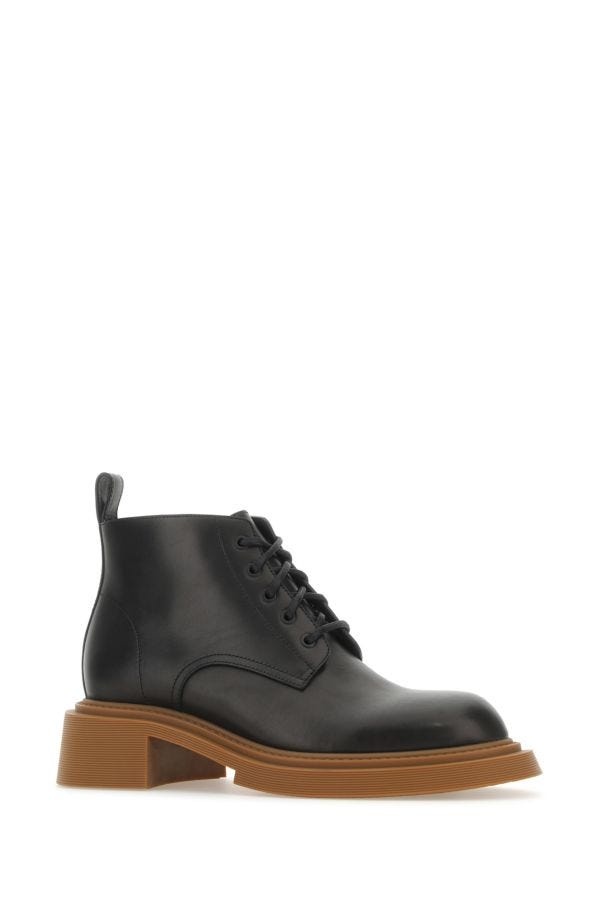 Loewe Man Black Leather Ankle Boots - 2