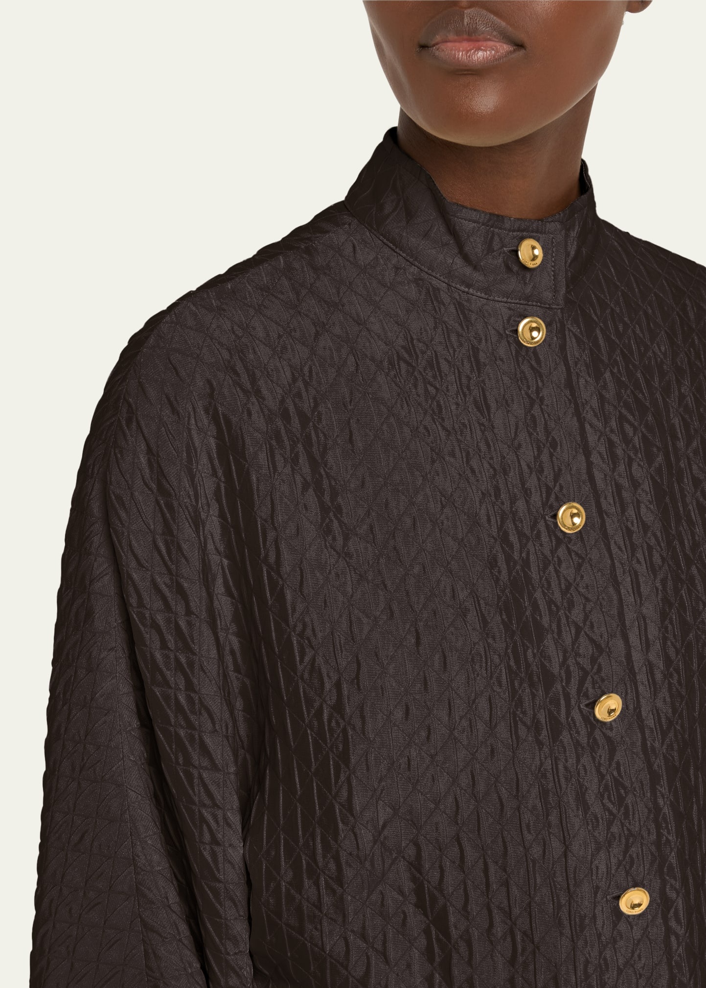 Benedetta Fluid Diamond Cloquet Jacket - 5