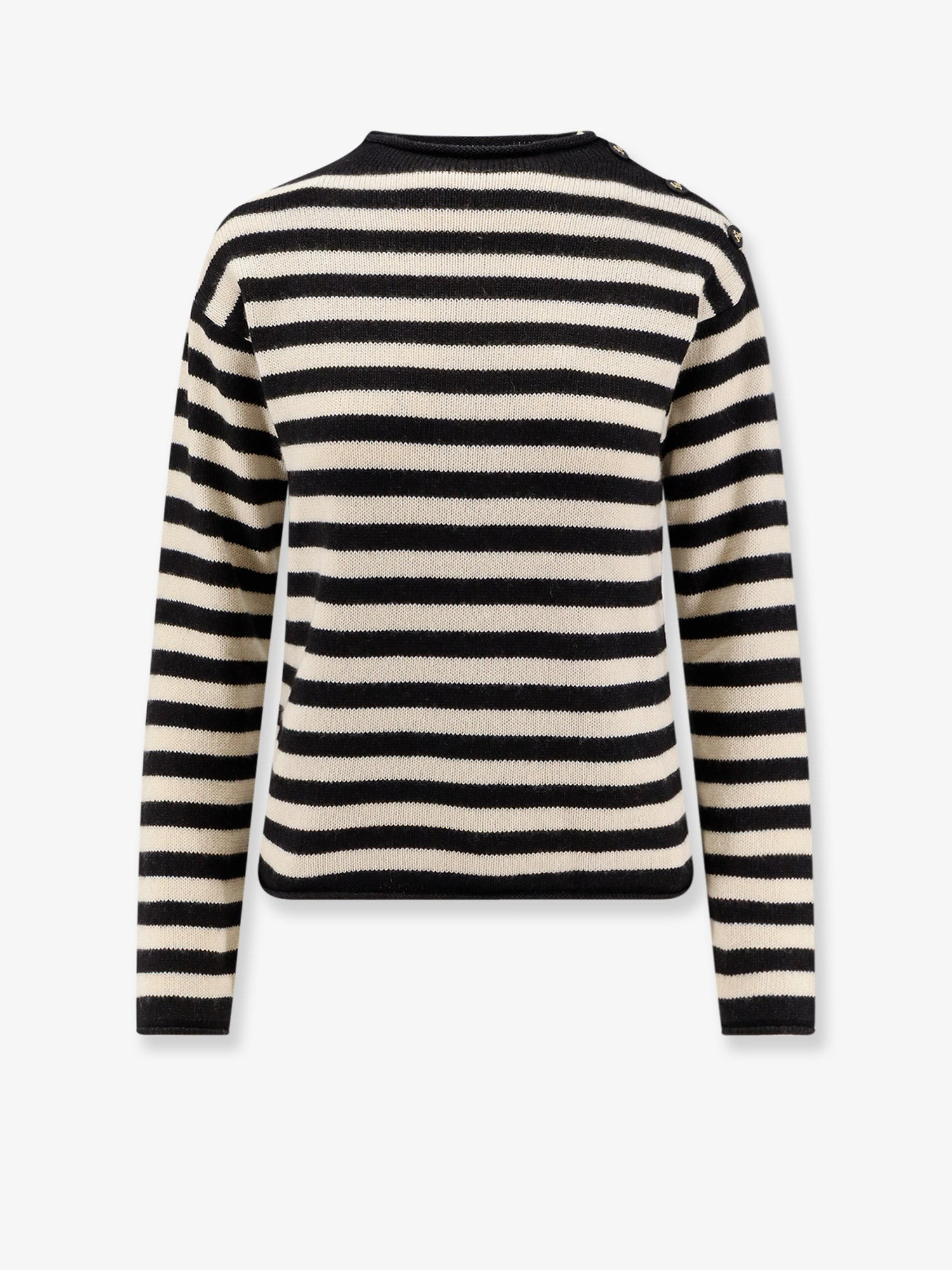 Dior Women Cotton And Cashmere Striped Sweater - 1