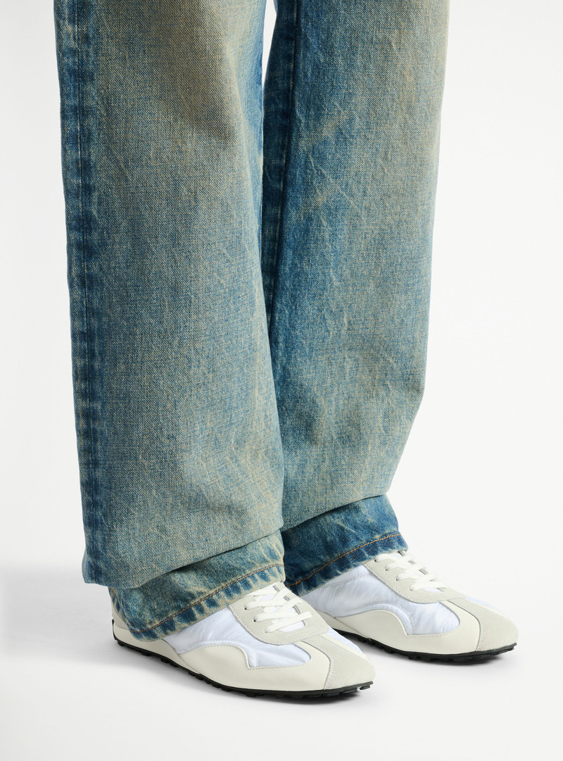 Balmain Racing Low trainers in nylon and leather outlook