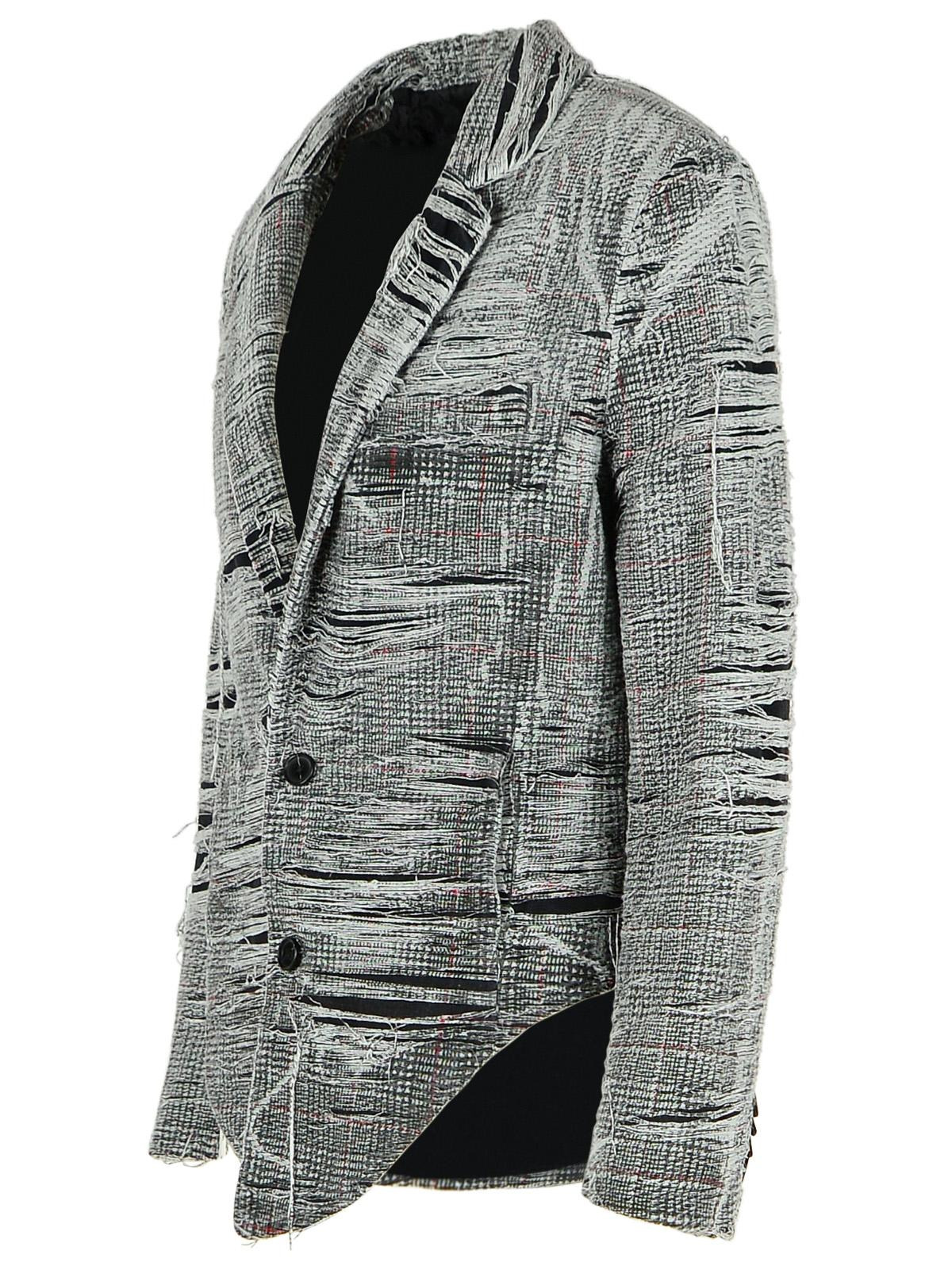 Diesel 'Phonix' Grey Cotton Blend Blazer Women - 2