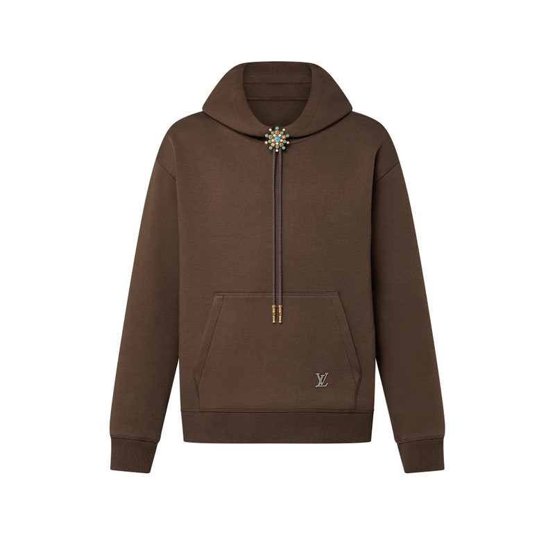 Embellished Cotton Hoodie 1