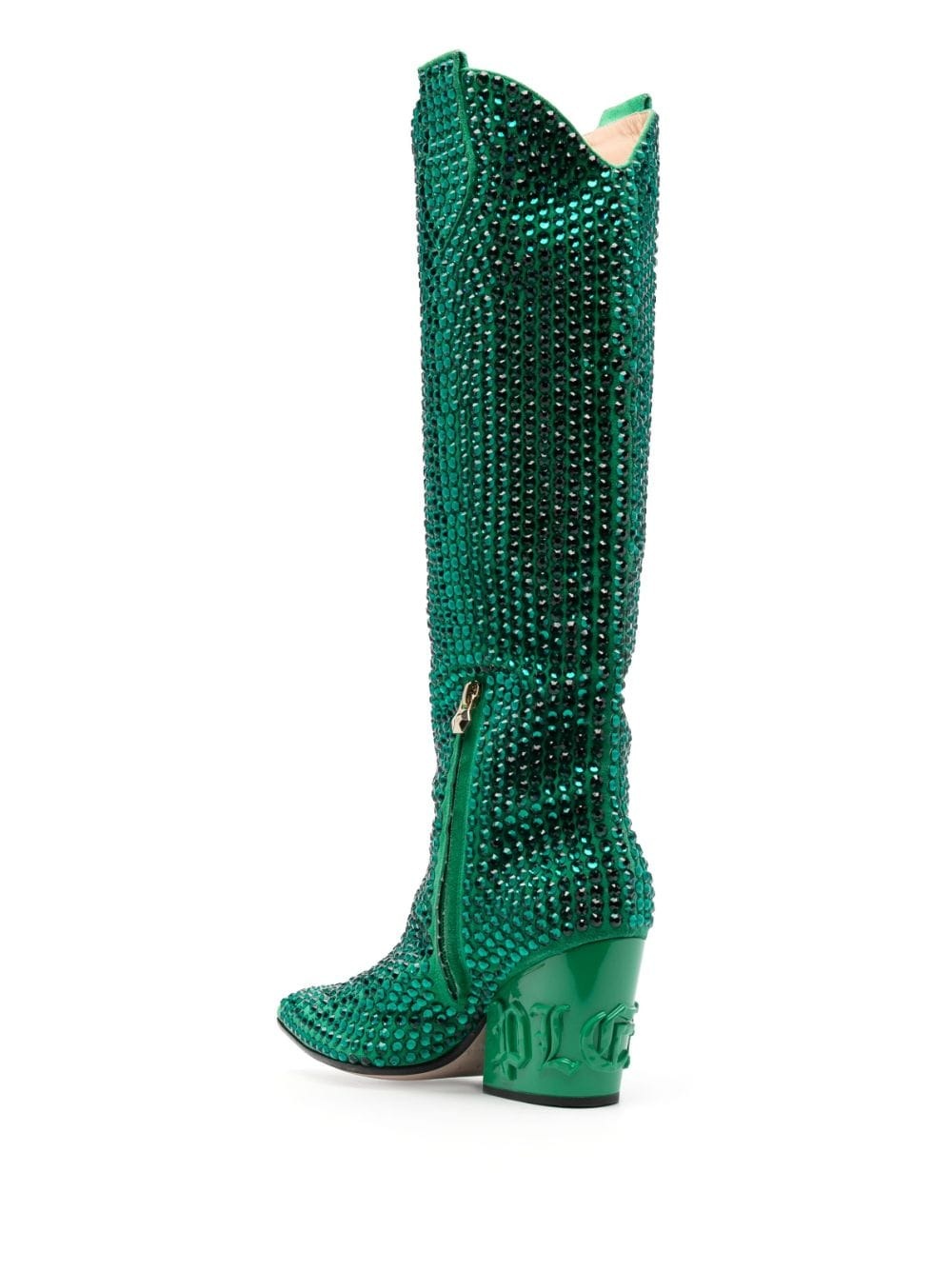 75mm crystal-embellished boots - 3