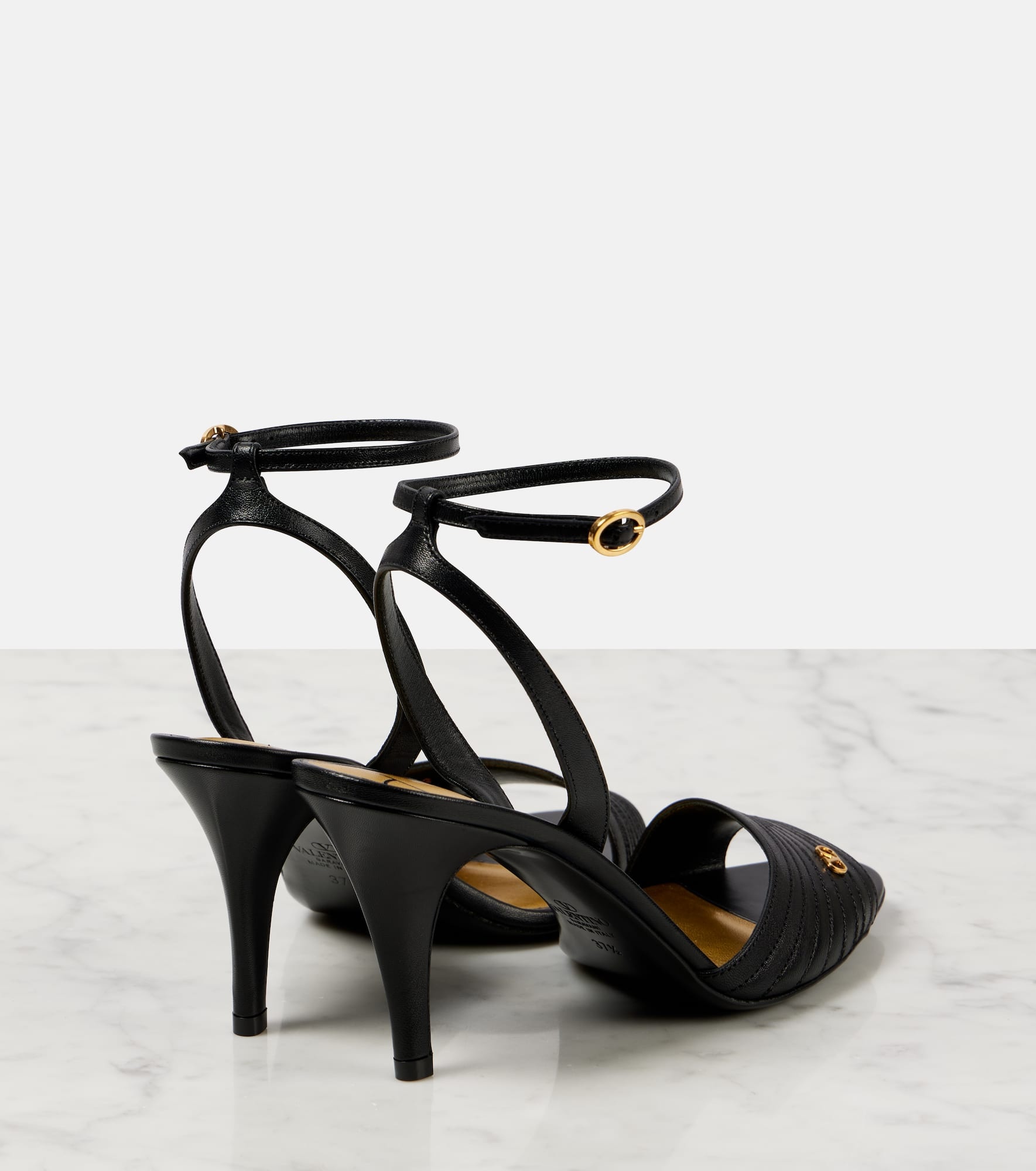 Ladycrush 85 embellished leather sandals - 2
