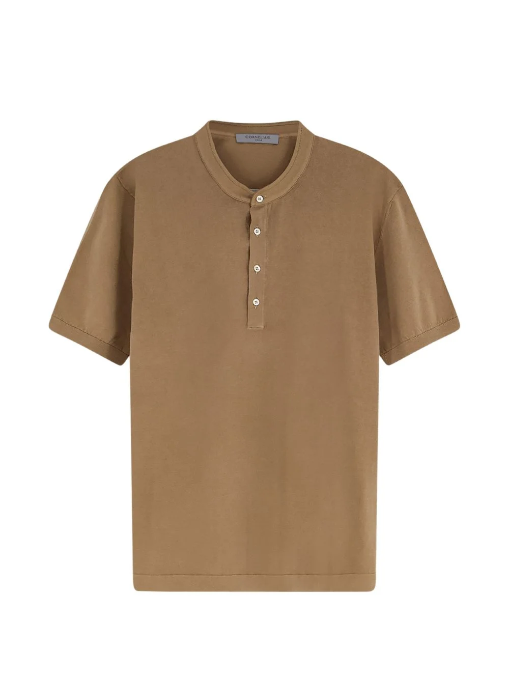 collarless shirt - 1