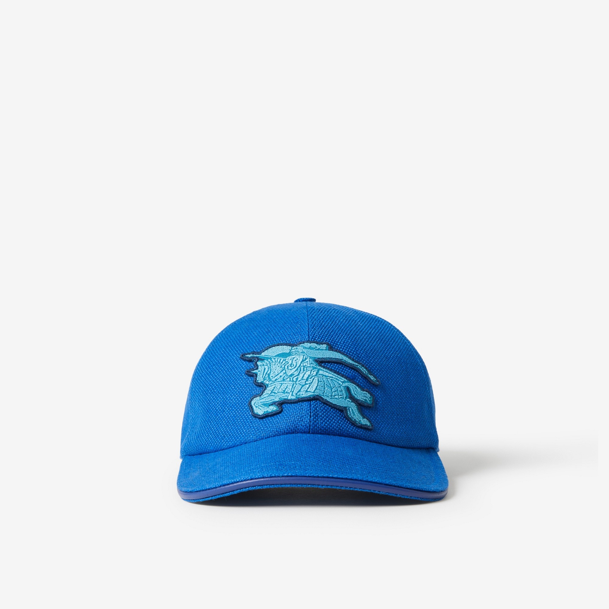 EKD Appliqué Linen Hemp Cotton Baseball Cap - 1