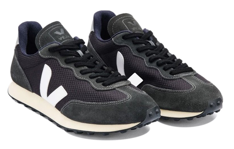 Veja Rio Branco Lace-Up Sneakers 'Black' RB0102367 - 3