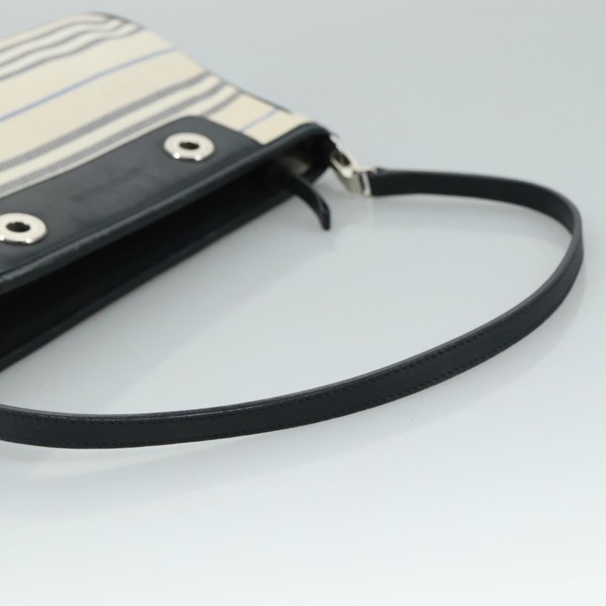Burberry Shoulder Bag Canvas White - 7