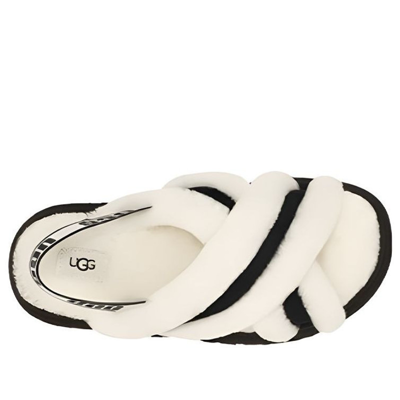 UGG (WMNS) UGG Disco Cross 'White Black' 1121550-WHT outlook