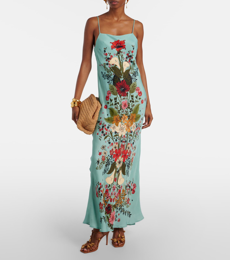 FARM RIO Floral slip dress outlook