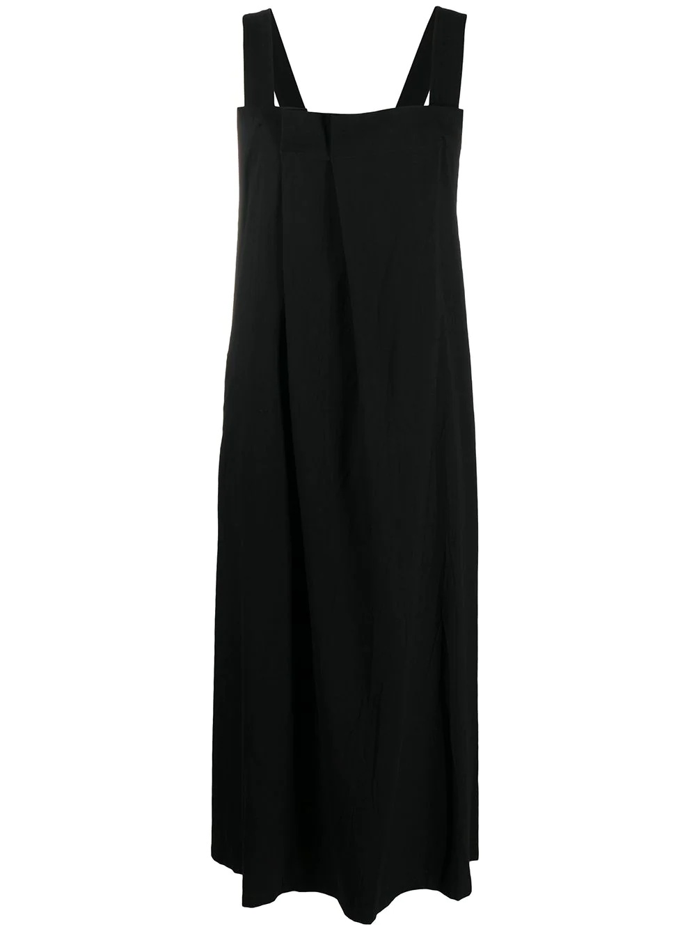 draped midi dress - 1