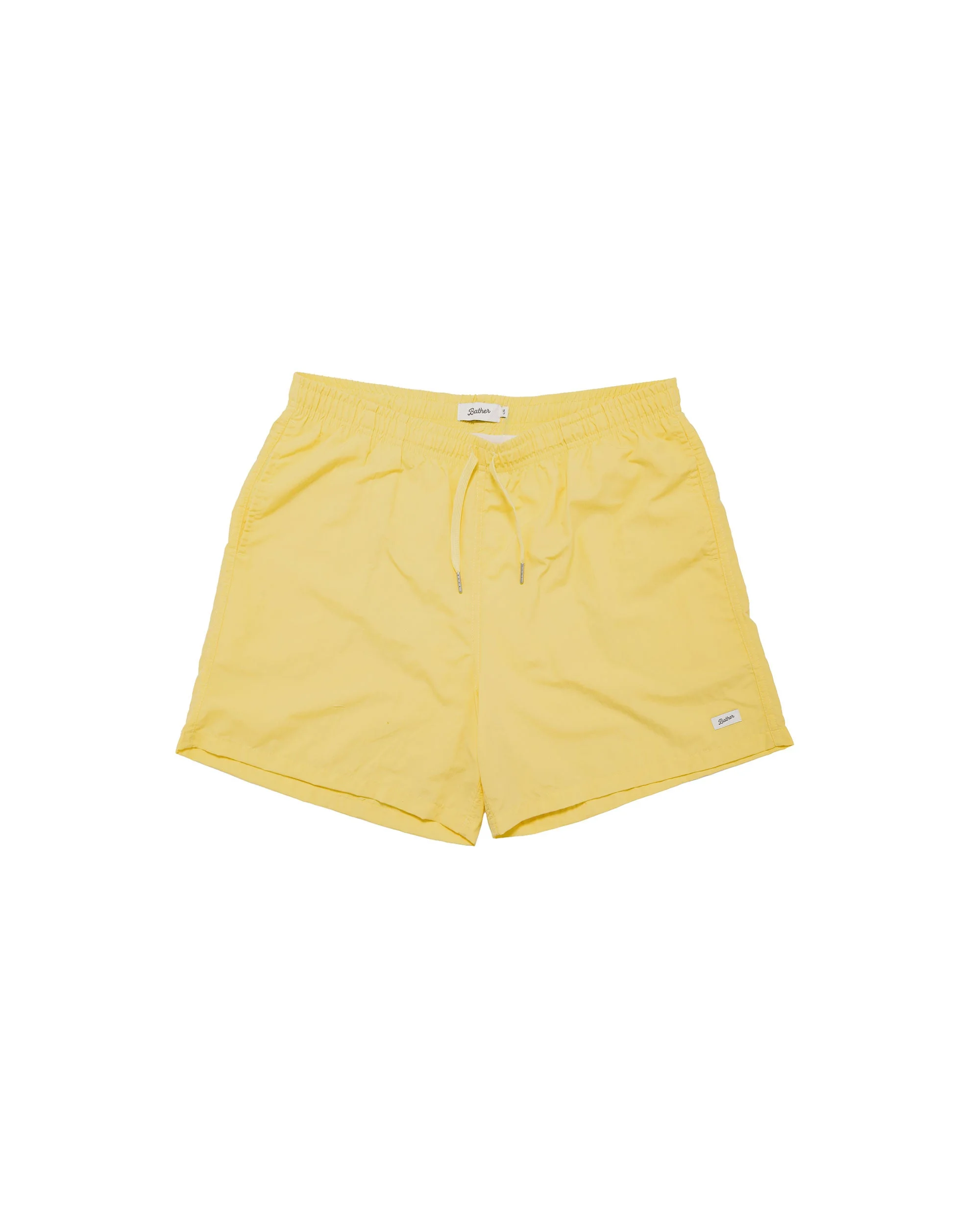 Solid Canary Swim Trunk - 1