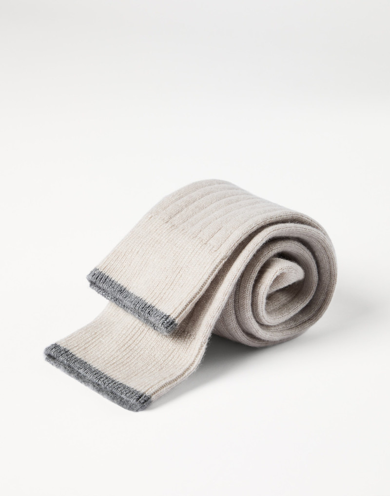 Brunello Cucinelli Cashmere rib knit socks outlook