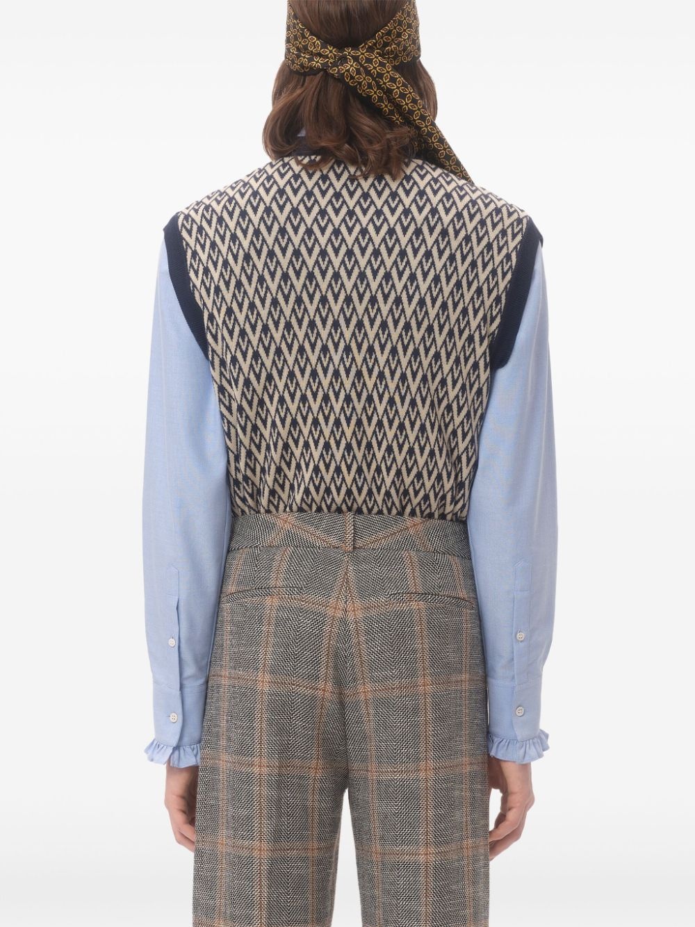 jacquard vest - 5