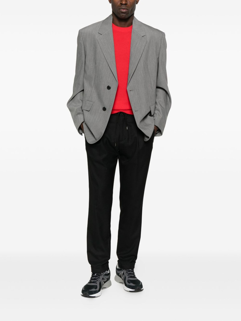 Herno pleated drawstring trousers outlook