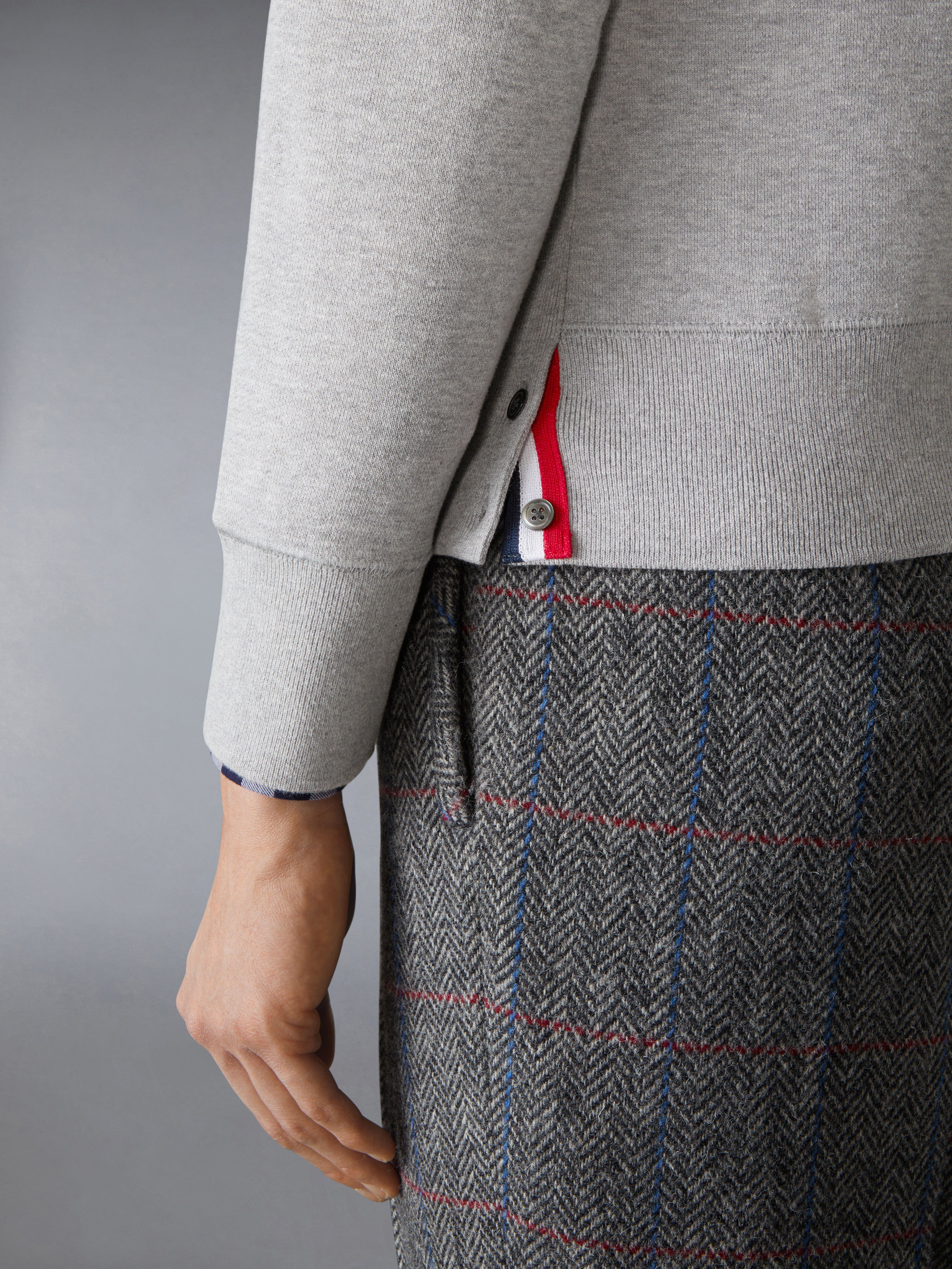LOOPBACK BIRD PATCHES 4-BAR SWEATSHIRT - 5