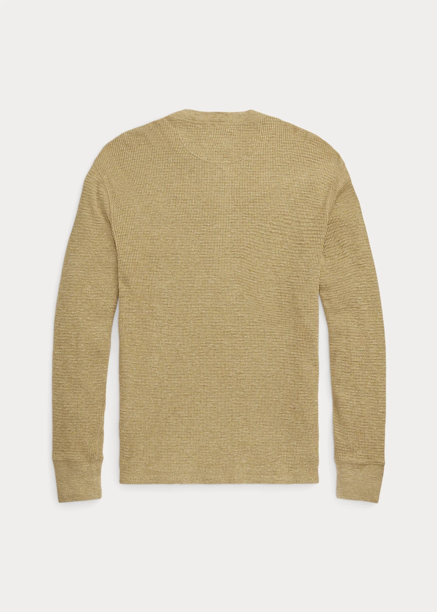 Waffle-Knit Henley Shirt - 2