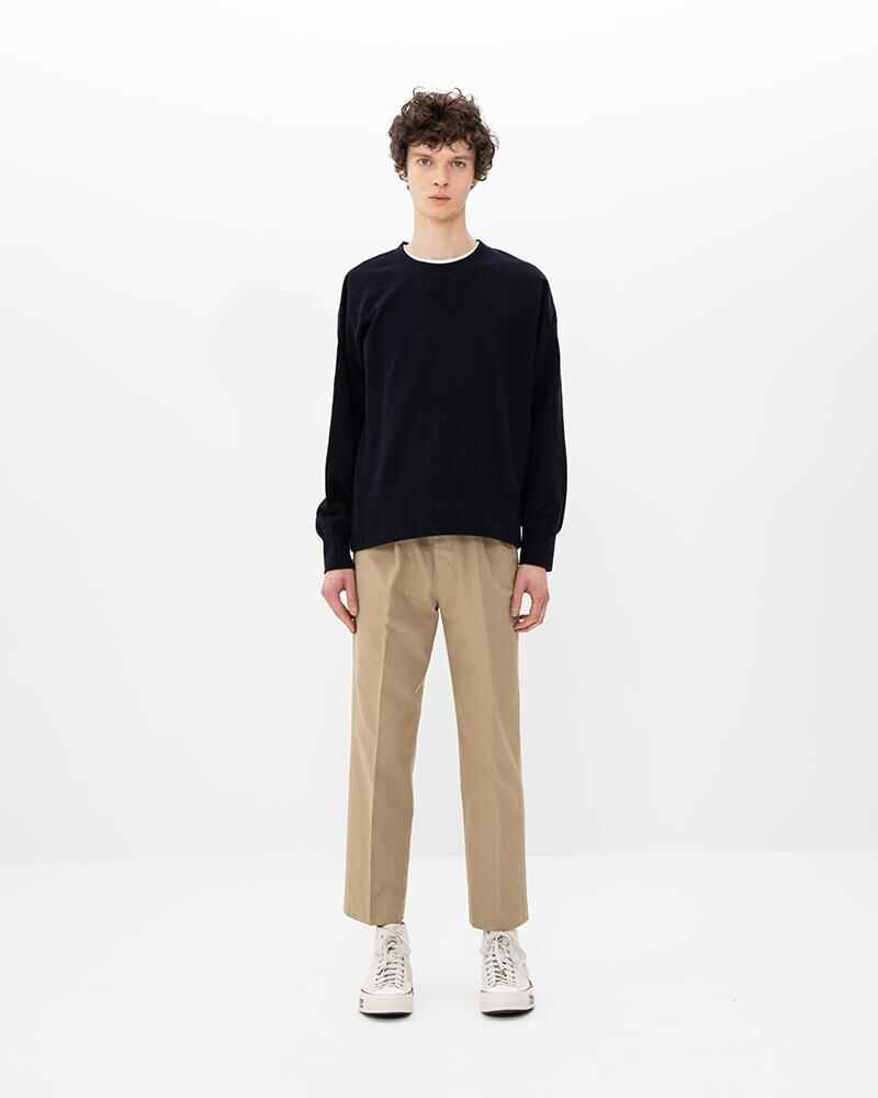 COURT SWEAT L/S (C/WS) NAVY - 3