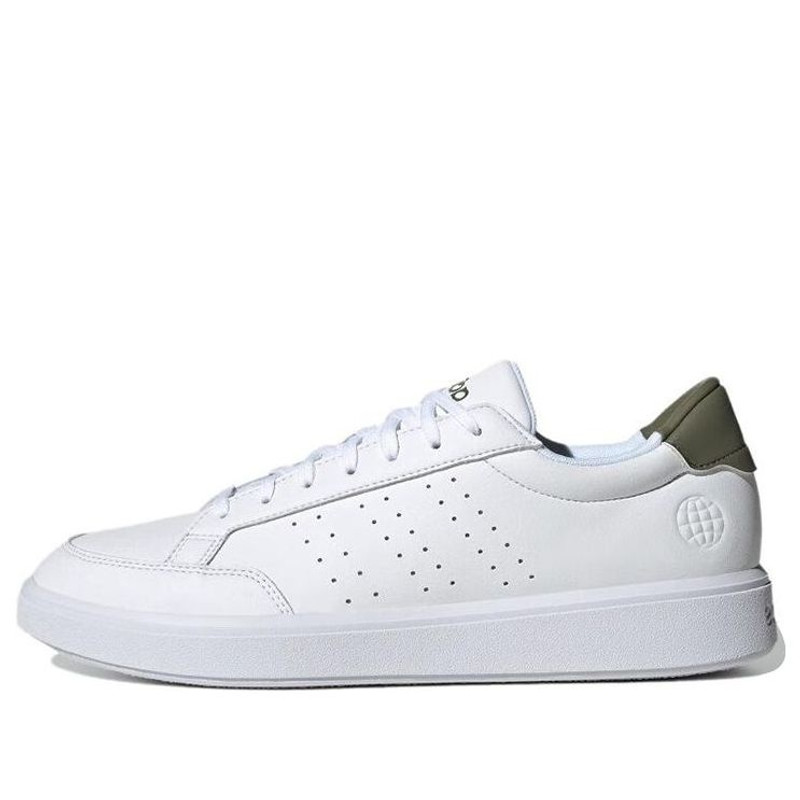 adidas Nova Court Shoes 'White Olive Green' H06236 - 1