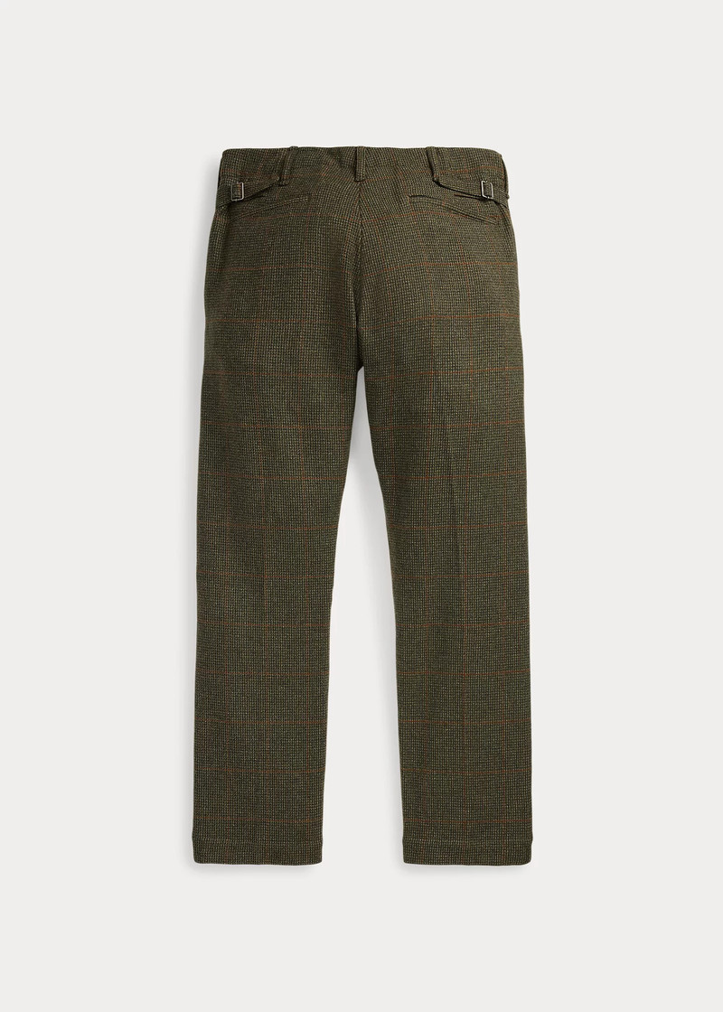 Windowpane Wool Tweed Officer’s Pant 7