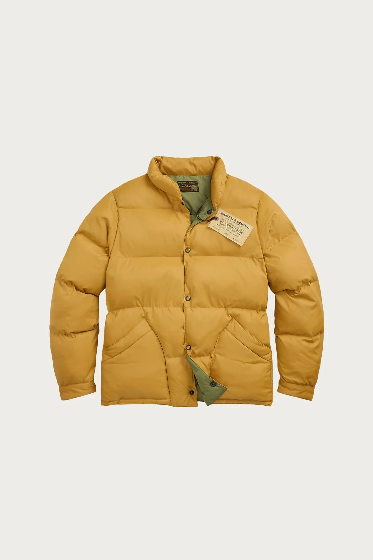 Quilted Ripstop Jacket - Vintage Yellow - 1