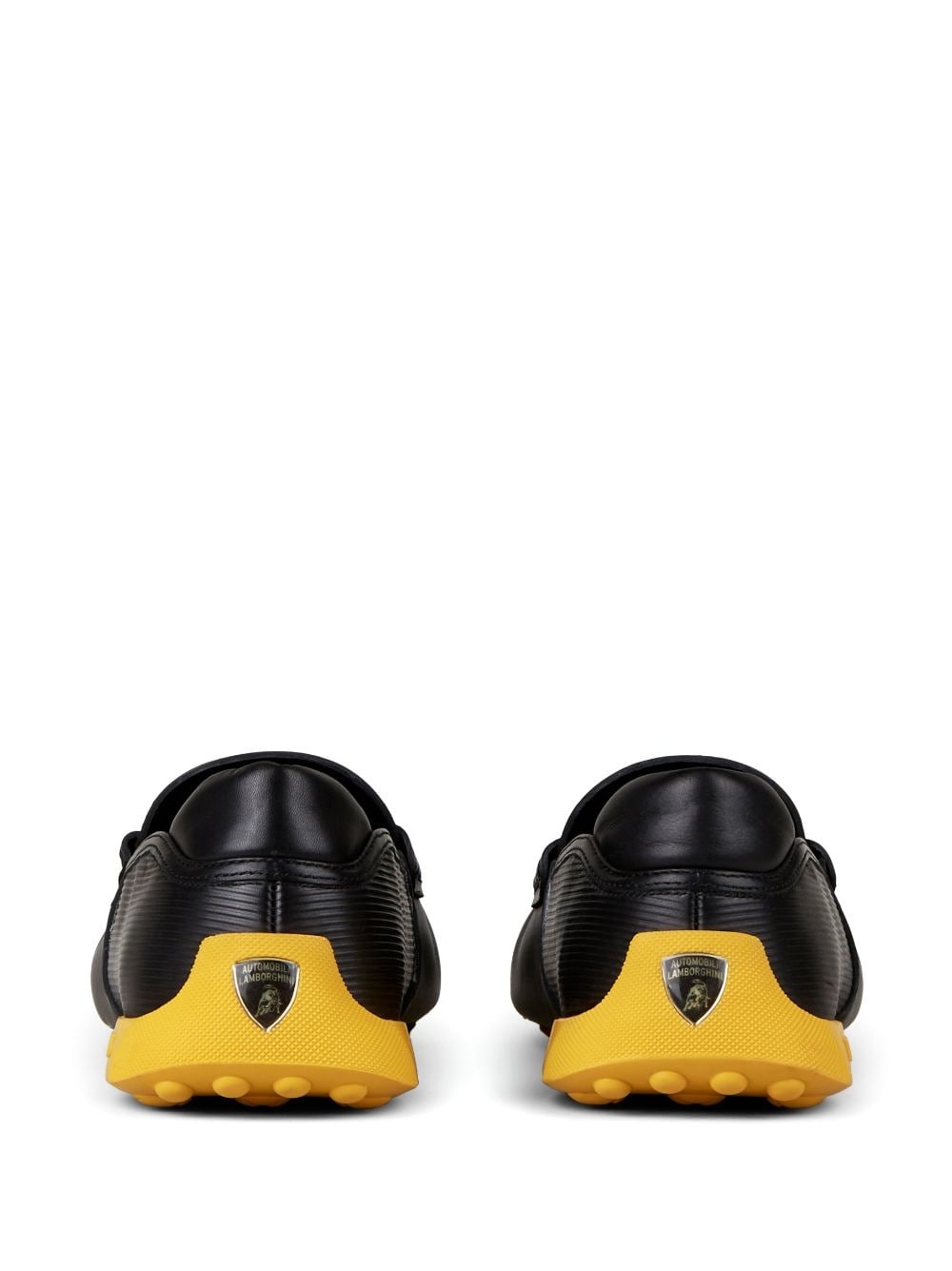 Automobili Lamborghini slip-on leather driving shoes - 3