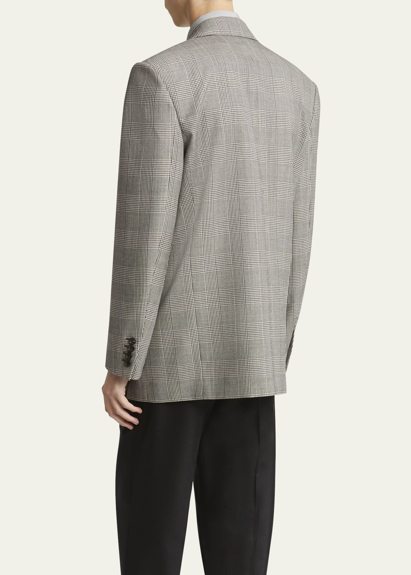 Men's Double-Breasted Relaxed Blazer - 3