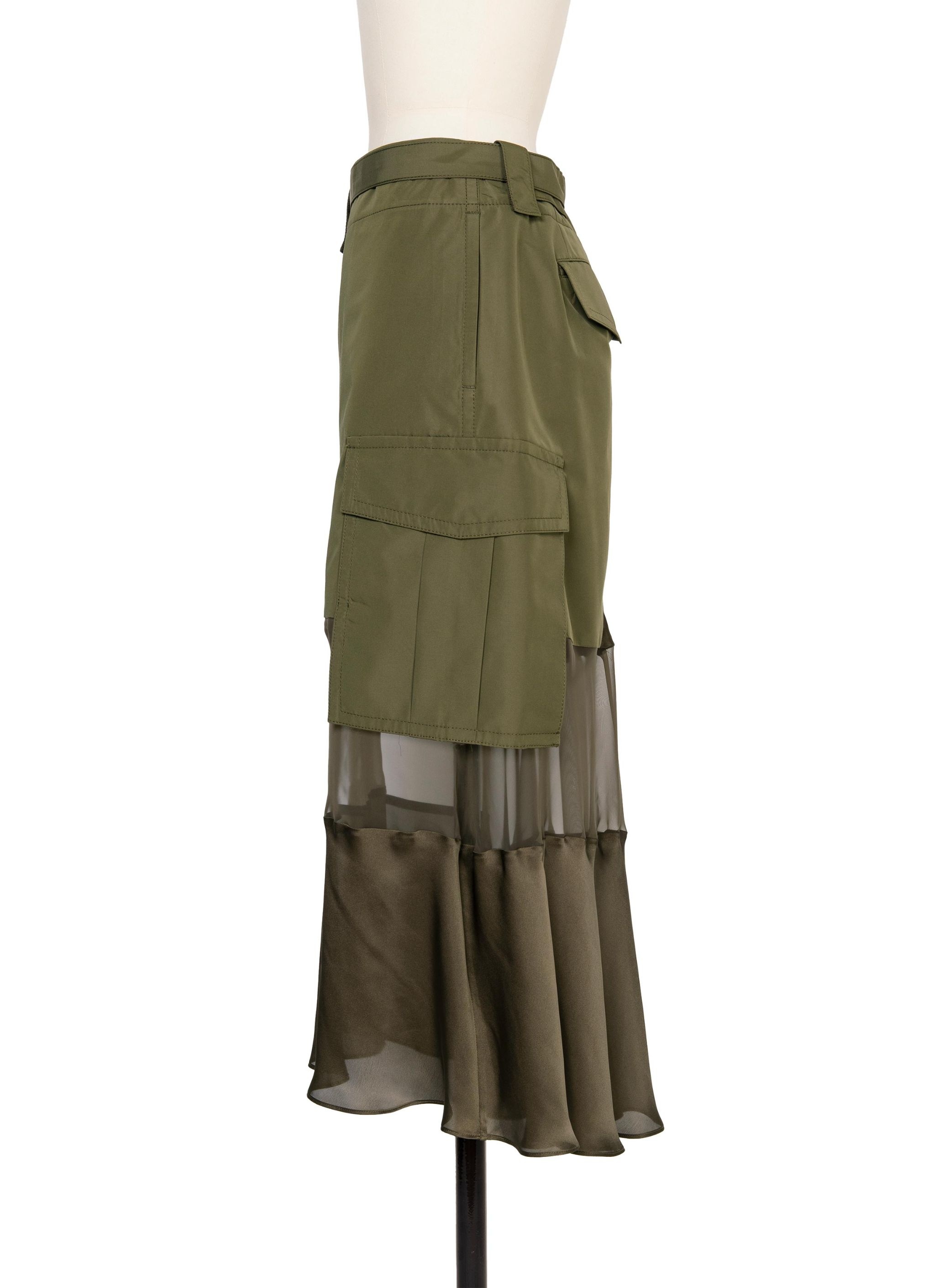 Fabric Combo Skirt - 3
