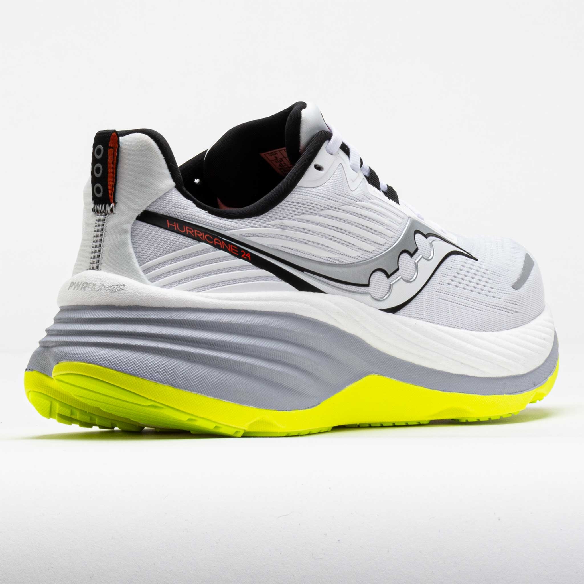 Saucony Hurricane 24 Men's White/Black - 6