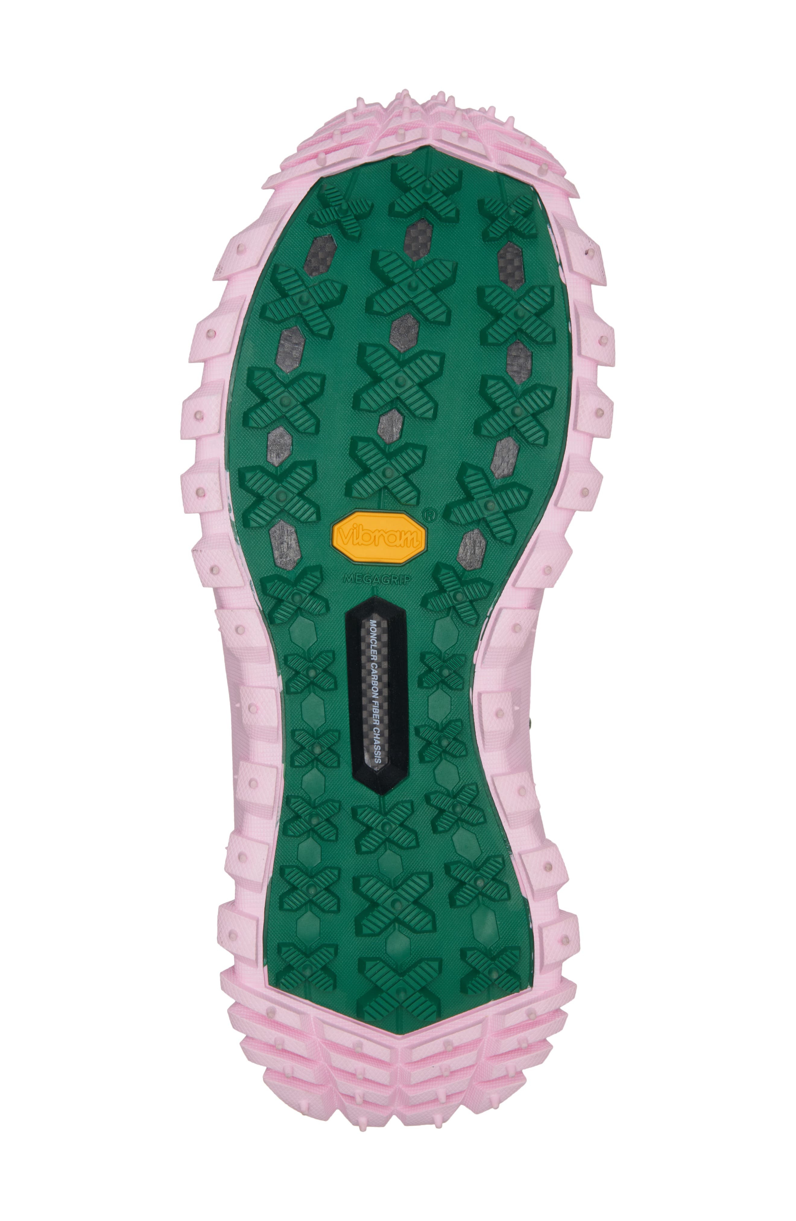 Moncler Trailgrip Gore-Tex® Waterproof Low Top Sneaker in Green/Pink at Nordstrom - 6