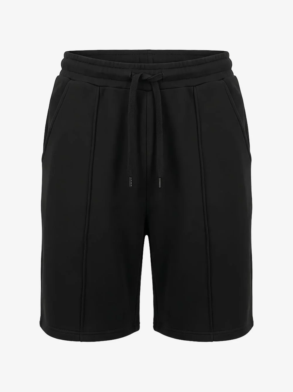 logo-embroidered drawstring shorts - 1