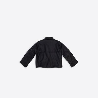 BALENCIAGA Men's University Jacket in Black outlook