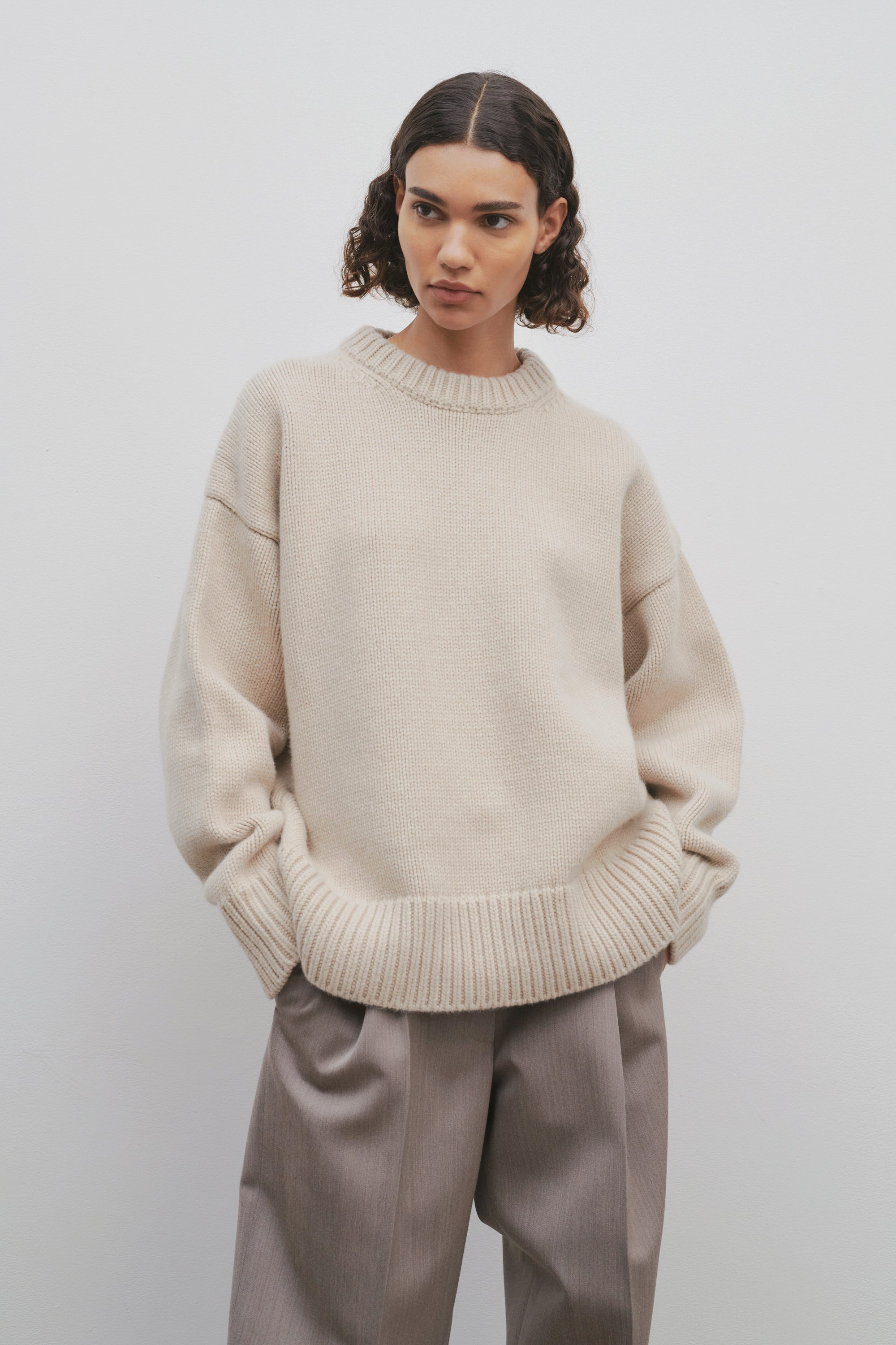 Ophelia Top in Wool and Cashmere - 3