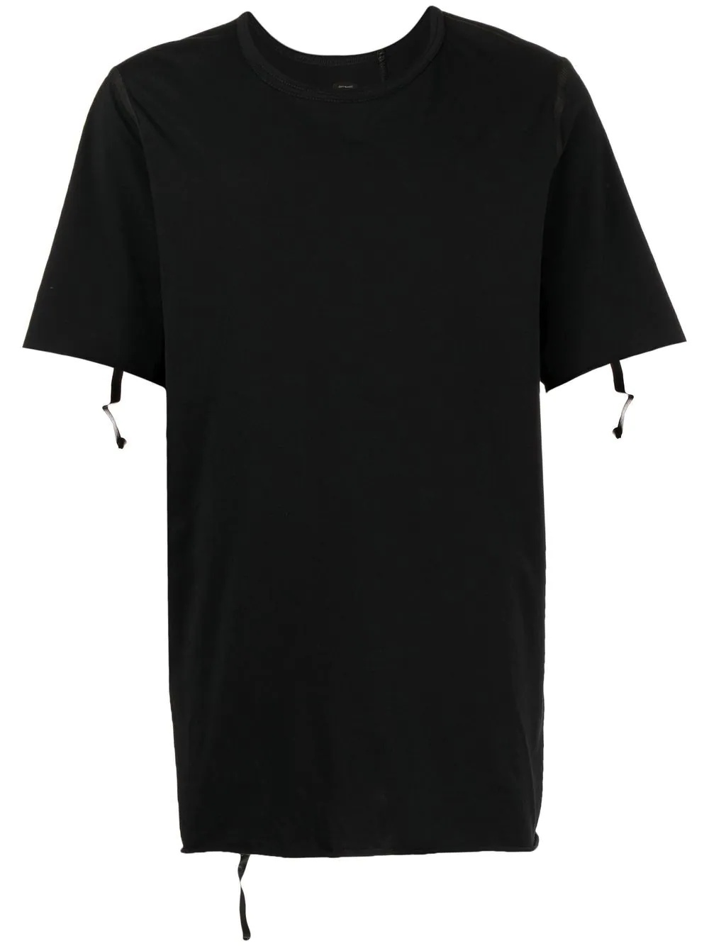 seam-detailing cotton T-shirt - 1