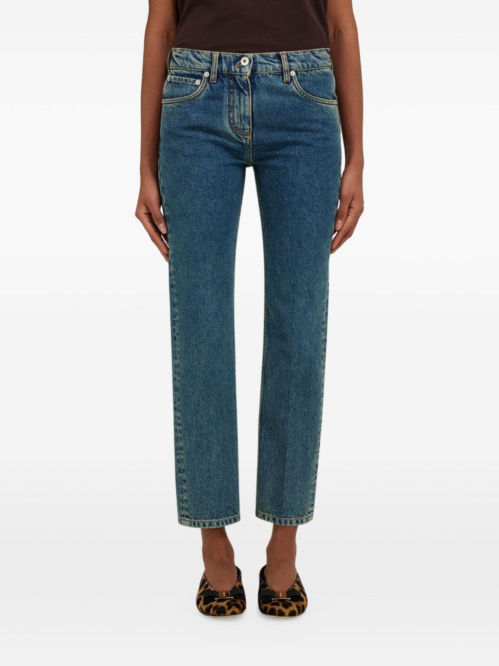 stonewash five-pocket jeans - 3