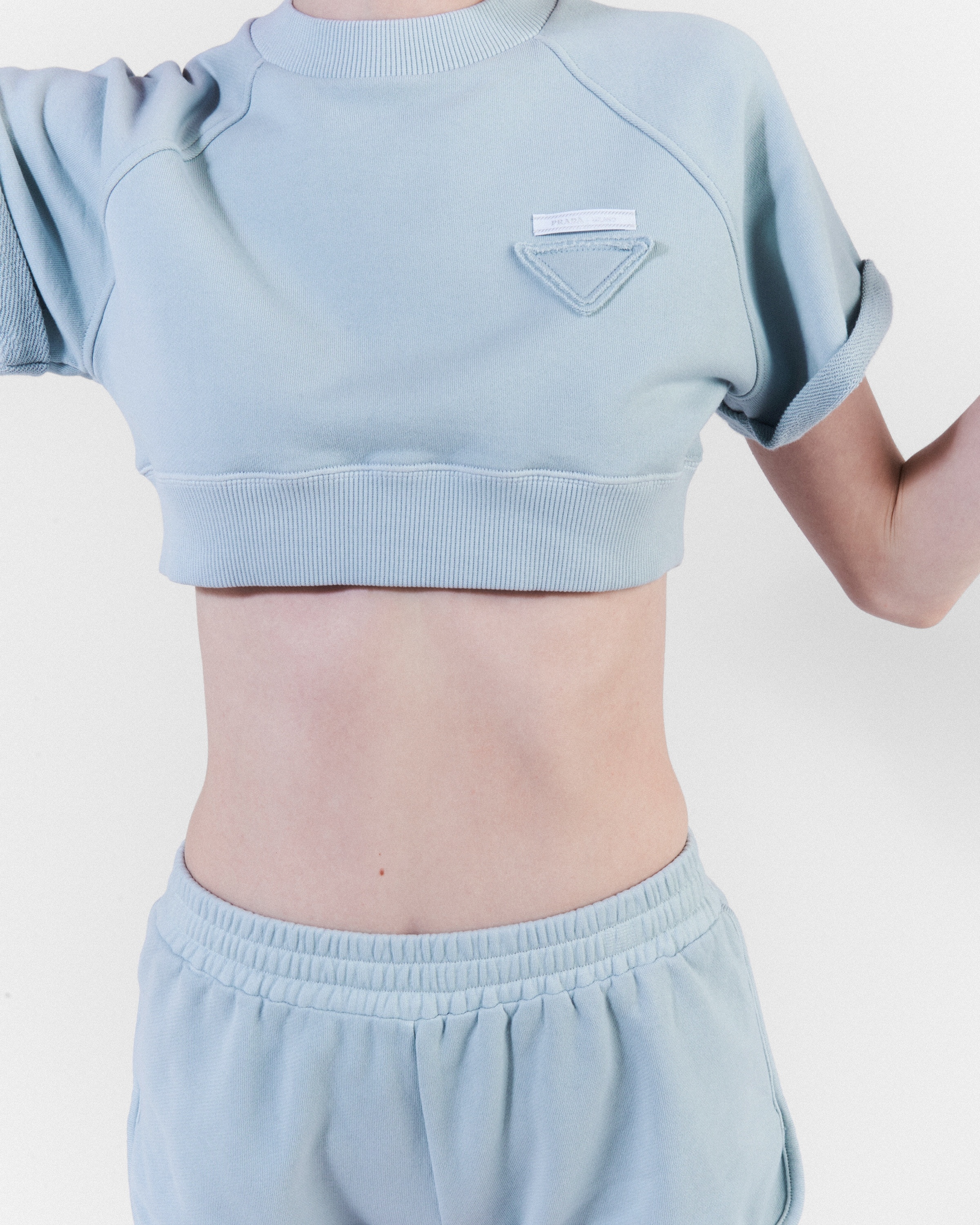 Cotton fleece shorts - 4