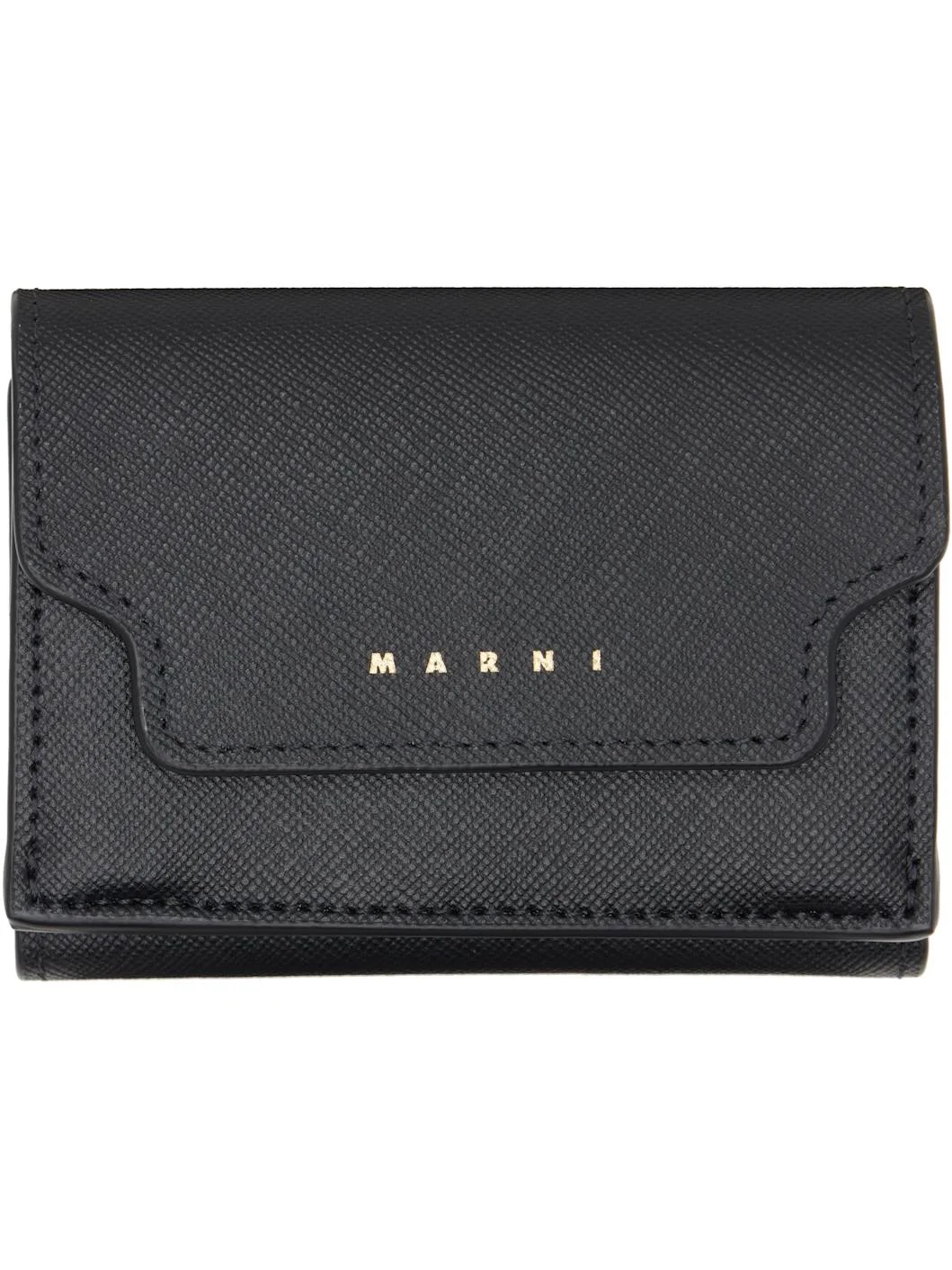 Black Trifold Wallet - 1