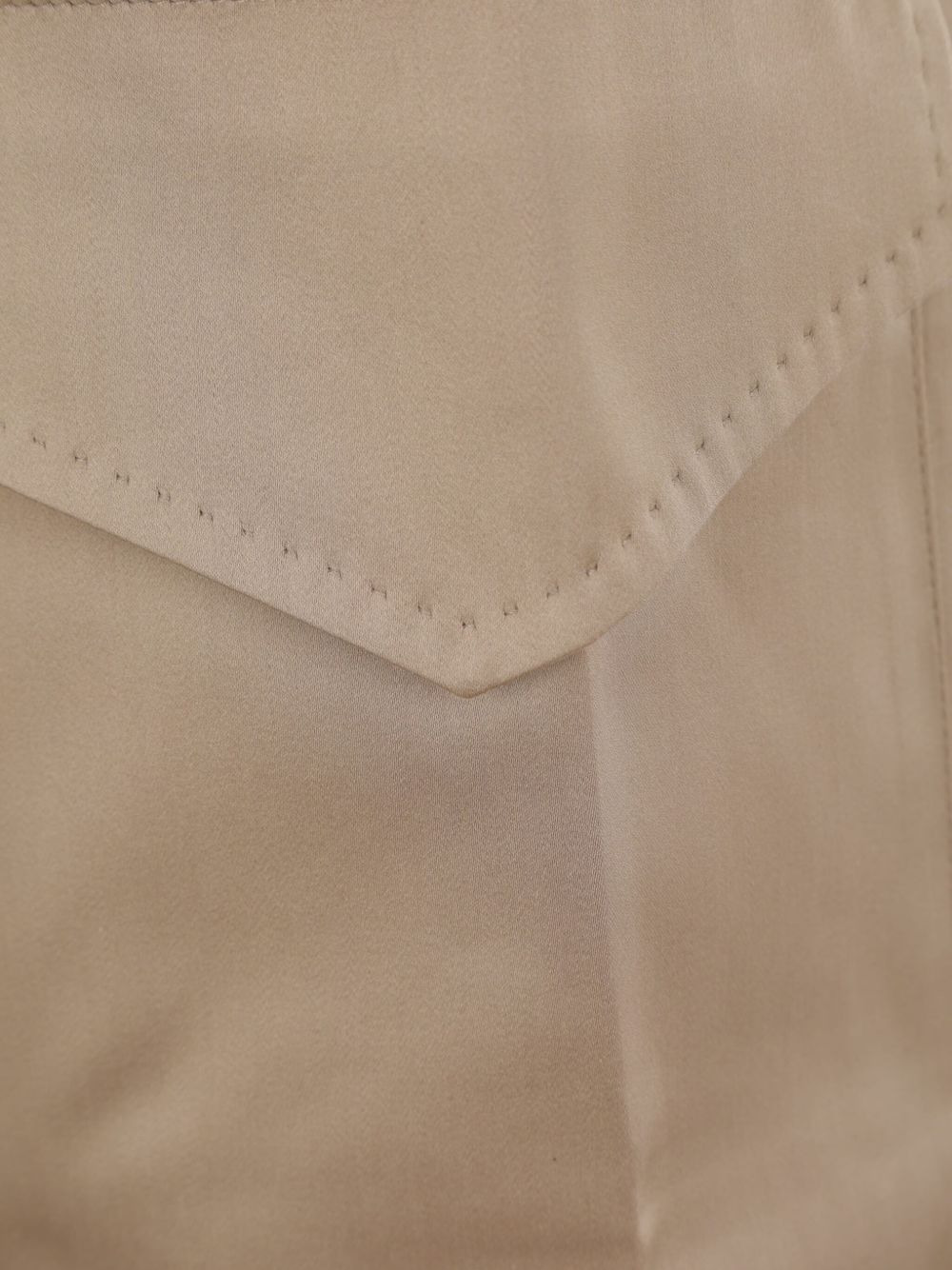 cropped cotton cargo trousers - 3