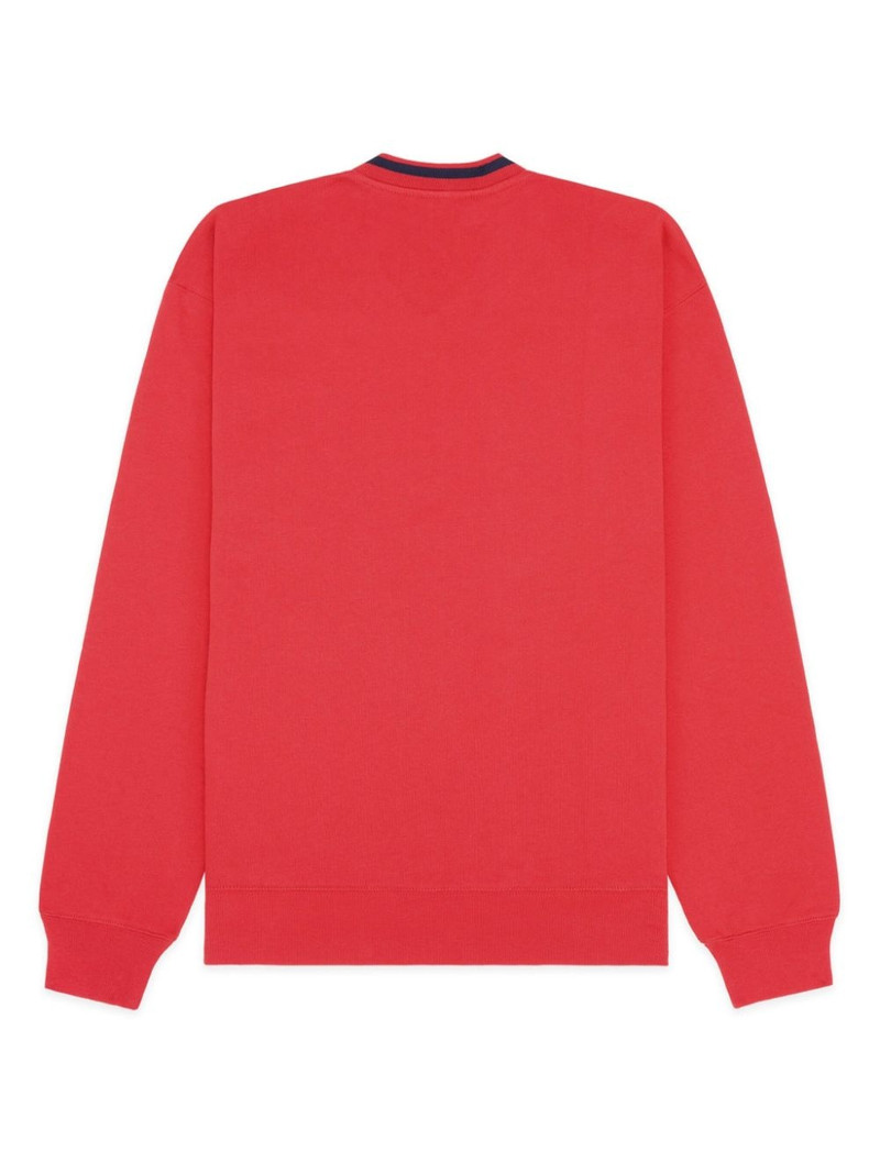 Sporty & Rich embroidered-logo cotton sweatshirt outlook