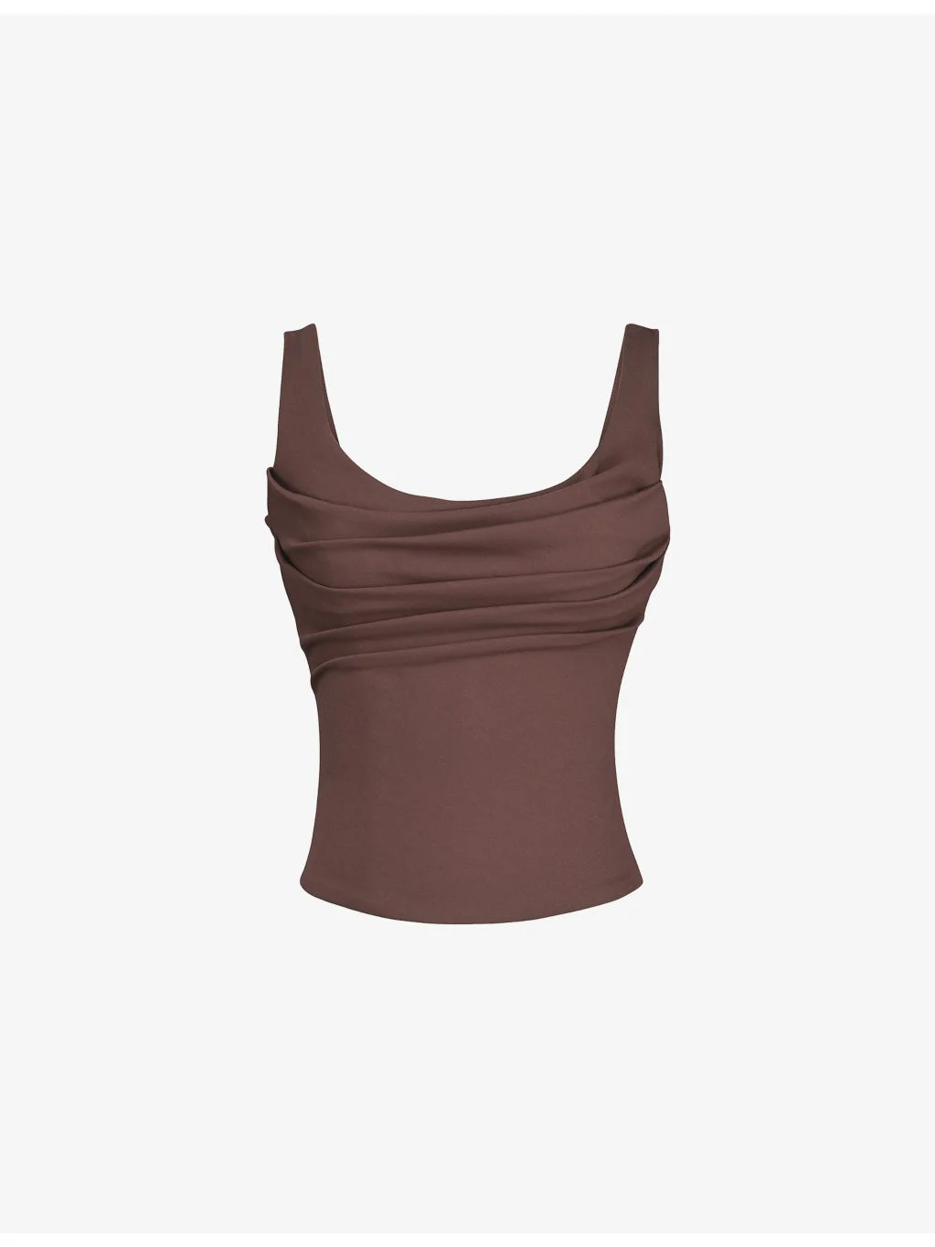 The Drape Neck Jersey Corset Top - 1
