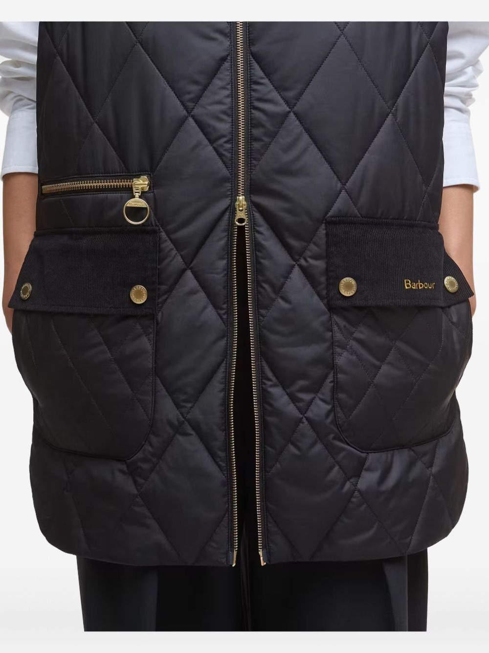 Lydia diamond-quilted gilet - 5