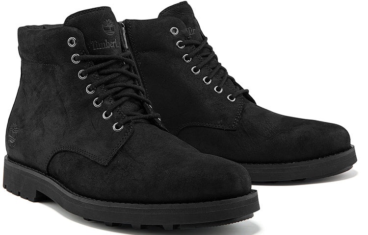 Timberland Alden Brook Side Zip Boots 'Black Full Grain' A44ZNW - 4