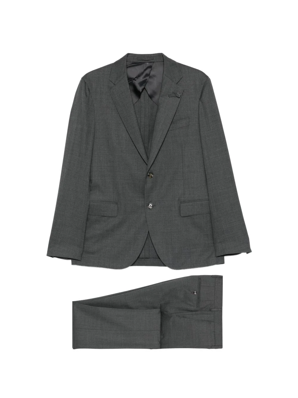 button-fastening suit - 1