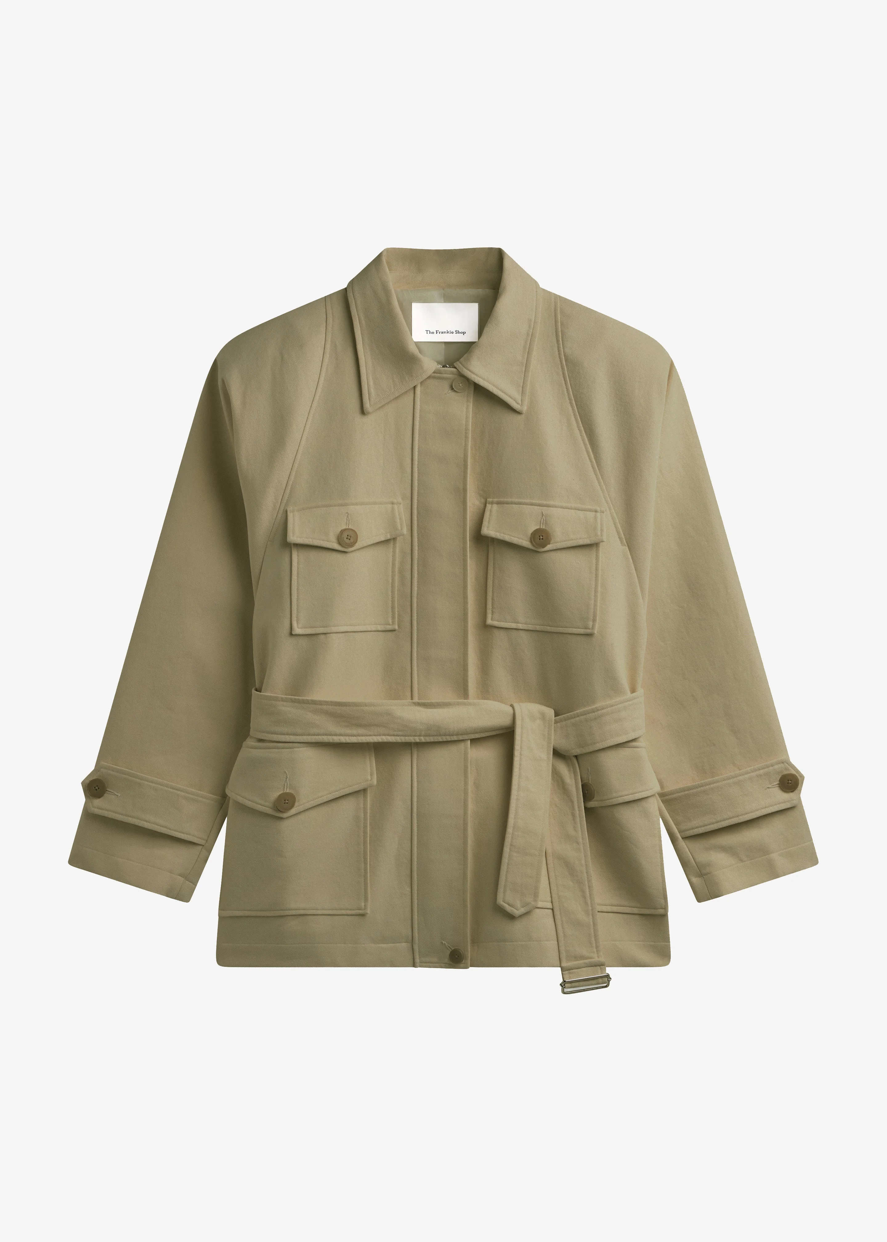 Kelia Padded Utility Jacket - Sage - 1