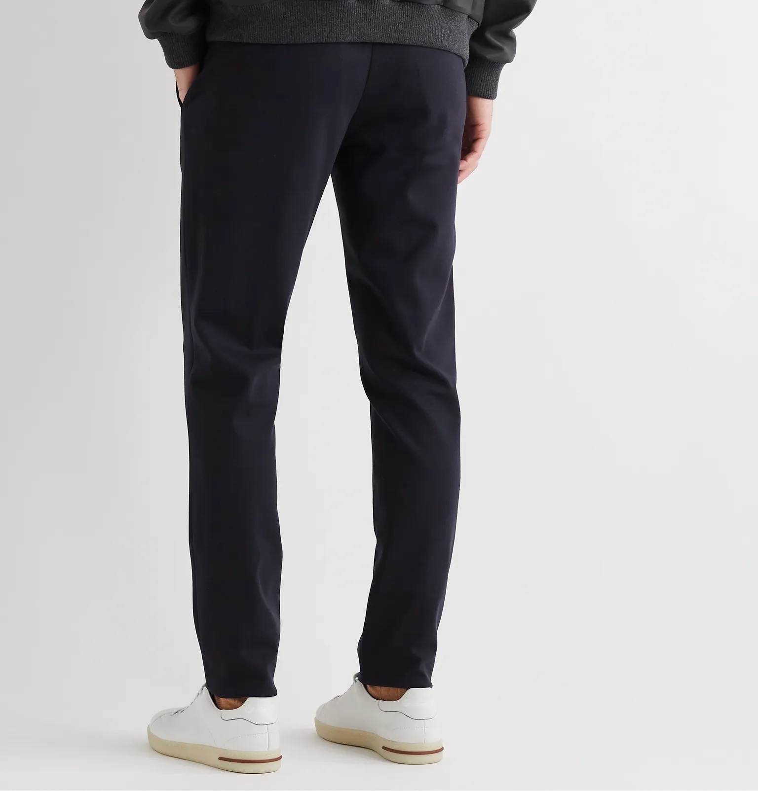 Slim-Fit Virgin Wool-Blend Trousers - 4