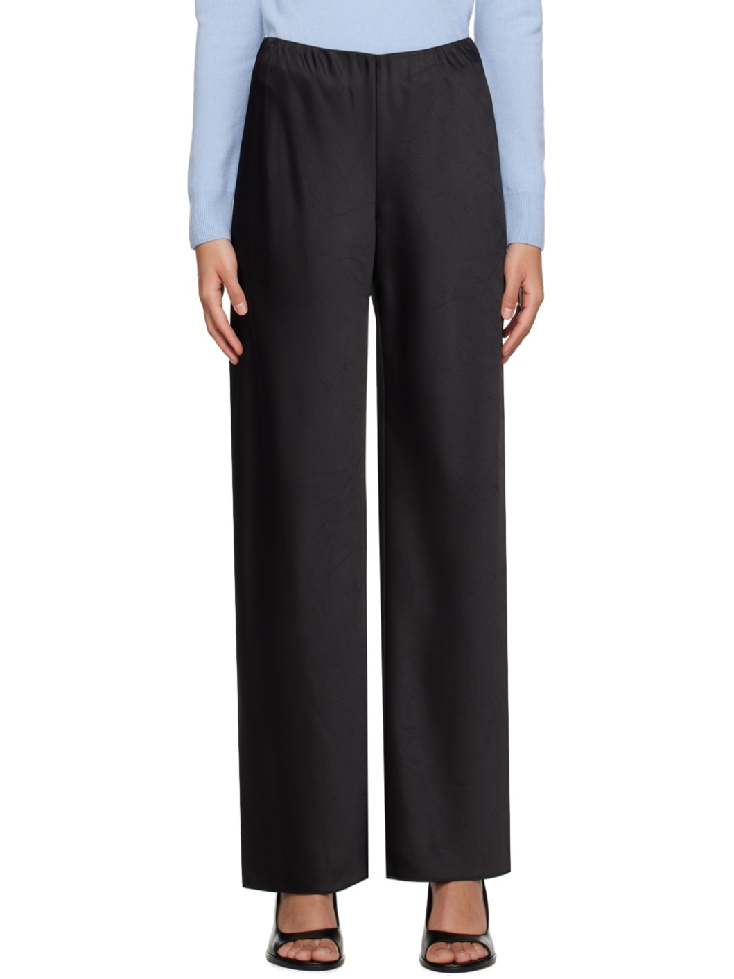 Black Bias Trousers - 1