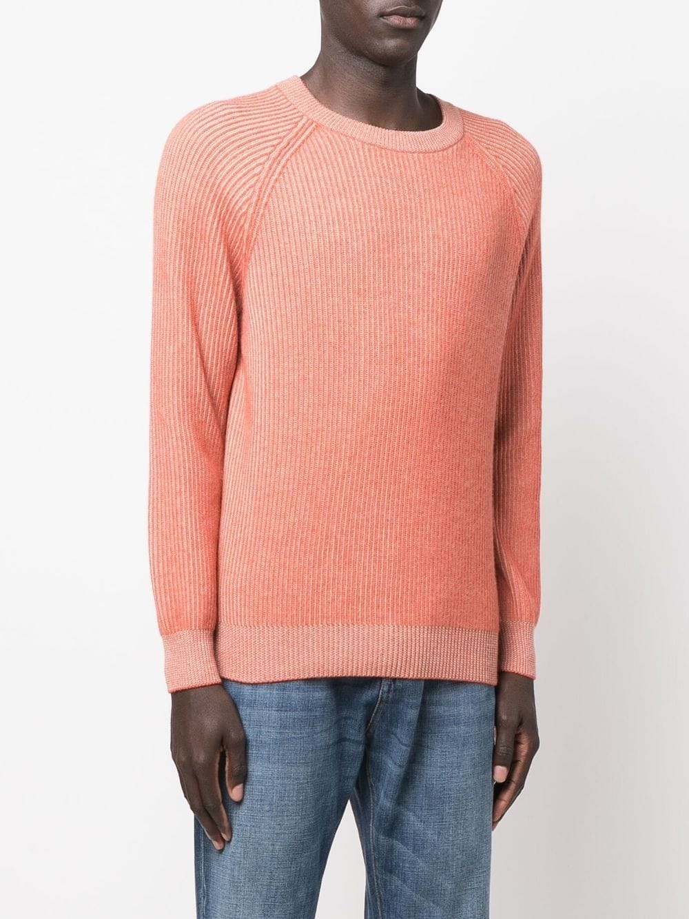 ribbed-knit cashmere jumper - 3