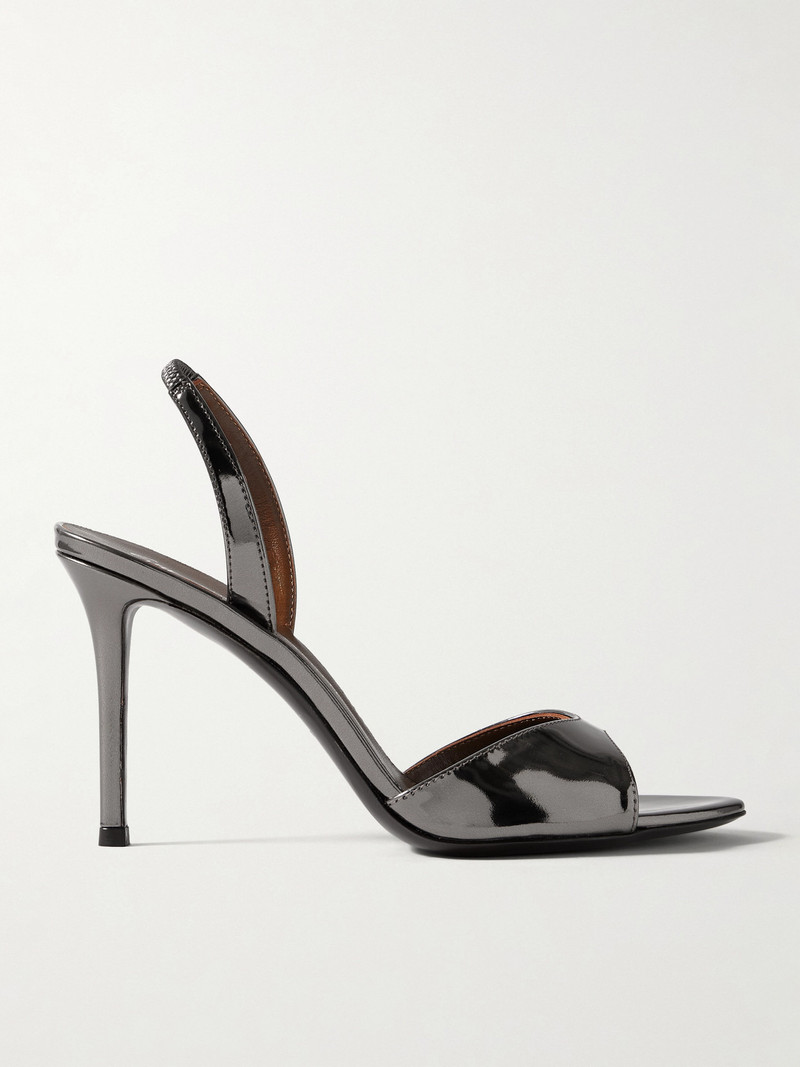Clandestino Metallic Leather Sandals 1