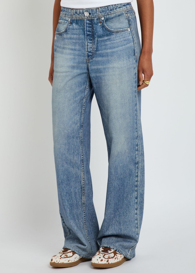 rag & bone Rag & Bone Miramar Jeans-print Terry Trousers outlook